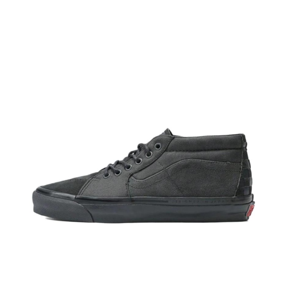Vans Shoes Authentic - 밴스 미드탑 스케이트보드 슈즈 유니섹스 블랙