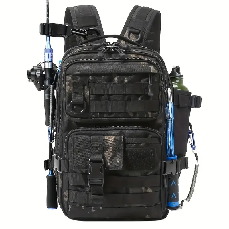 1000D 나일론 방수 낚시 배낭 낚시 태클 보관 가방 - Sling Backpack Shoulder 리뷰 및 가격