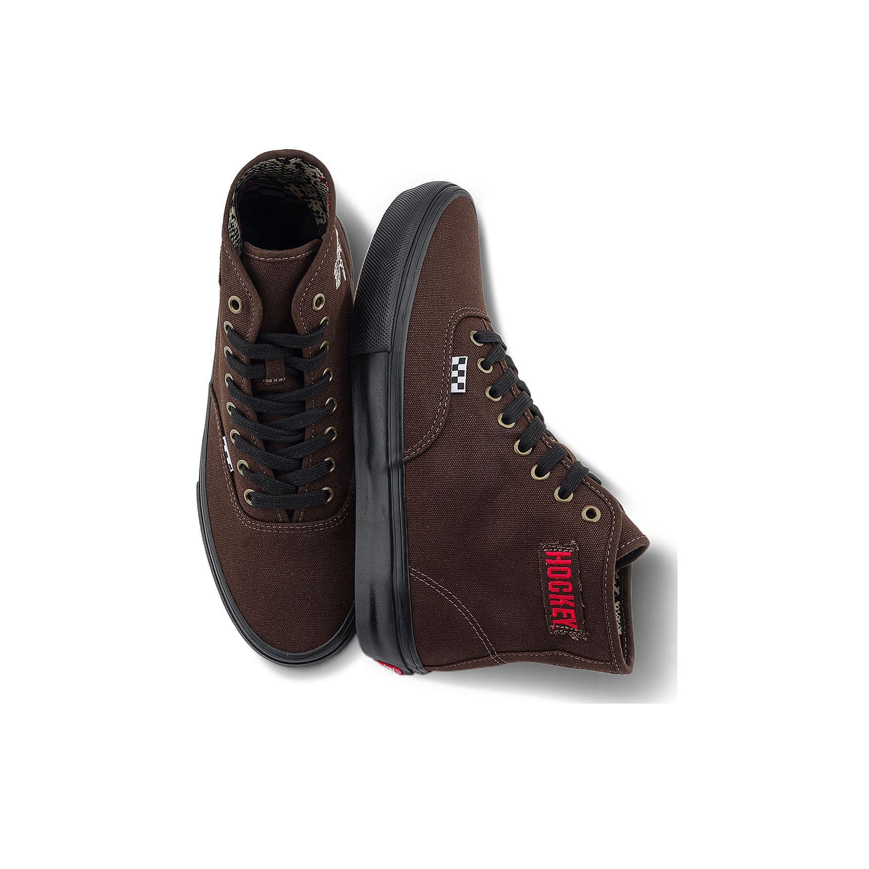 반스 오리지널 스케이트보드 슈즈 유니섹스 하이탑 브라운 - Vans Shoes Authentic 리뷰 및 가격
