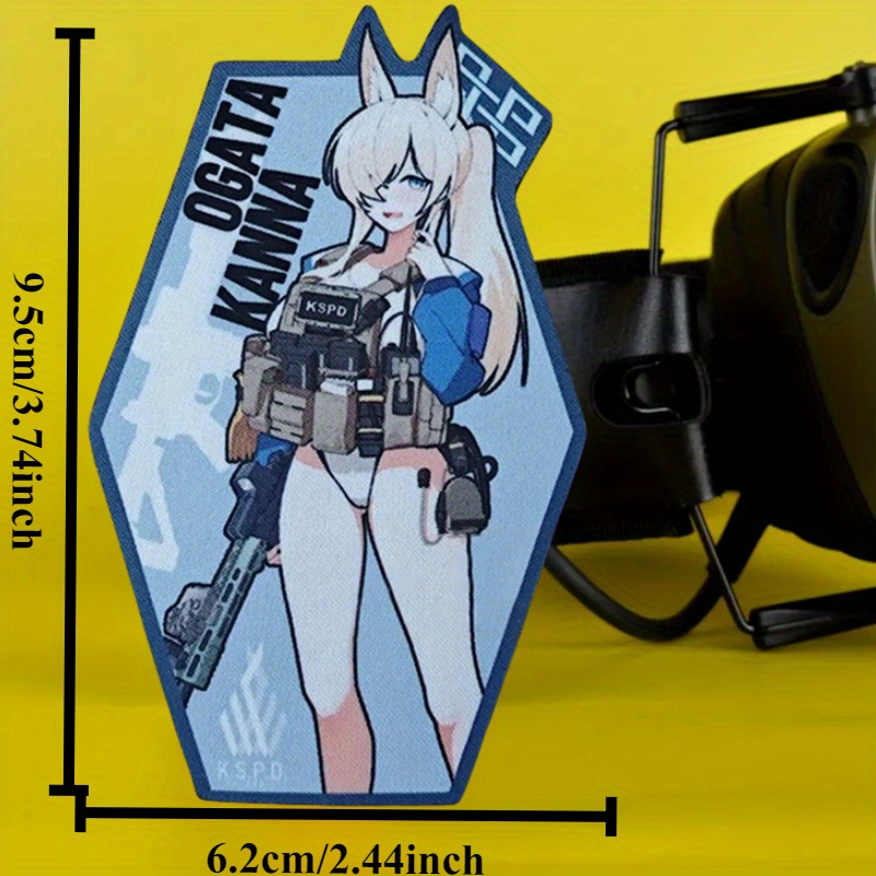 블루 아카이브 코나 전술 패치 총 소녀 인쇄 후크 &  - Rucksack Military Style 리뷰 및 가격